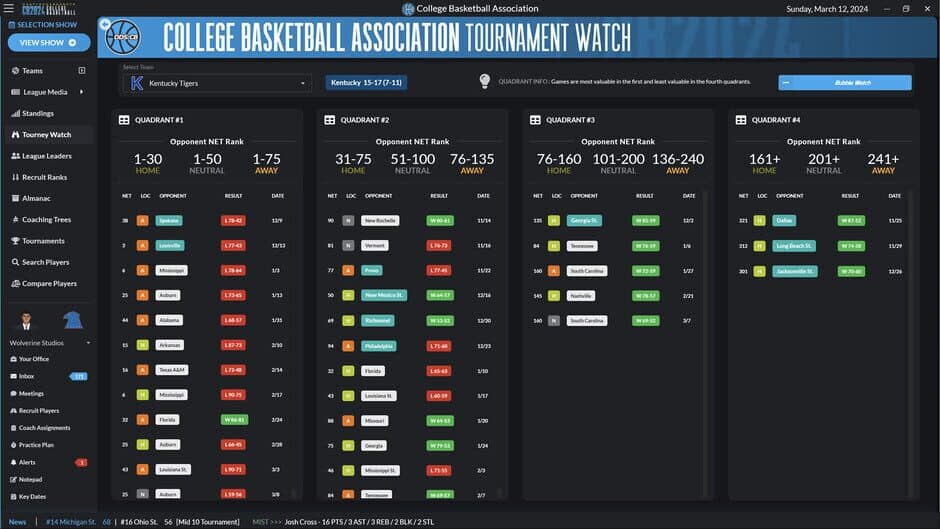 Скриншот 8 из Draft Day Sports: College Basketball 2024
