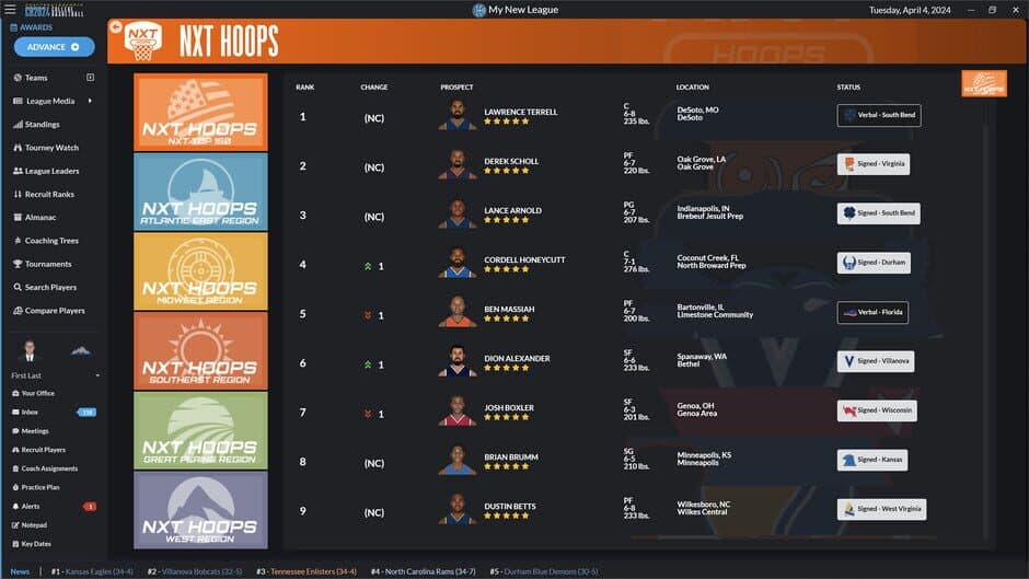 Скриншот 9 из Draft Day Sports: College Basketball 2024