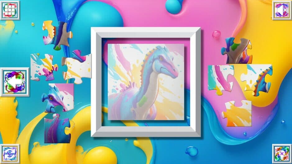 Скриншот 1 из Color Splash: Dinosaurs