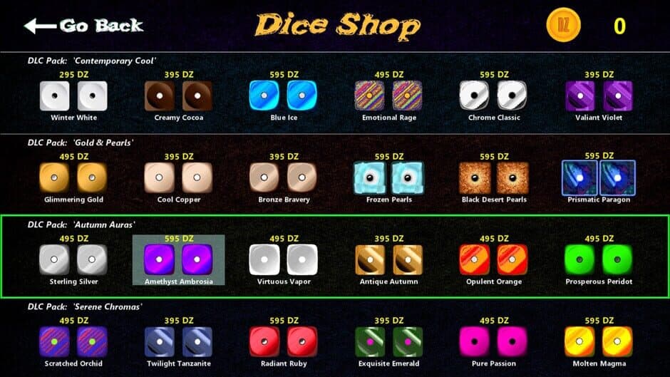 Скриншот 1 из Dice-Zee!: Dice Pak - "Autumn Auras"
