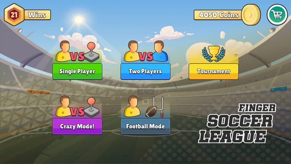 Скриншот 1 из Finger Soccer League