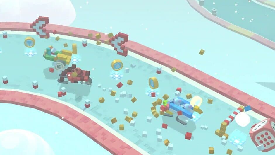 Скриншот 6 из Pixel Car Racing: Blocky Crash