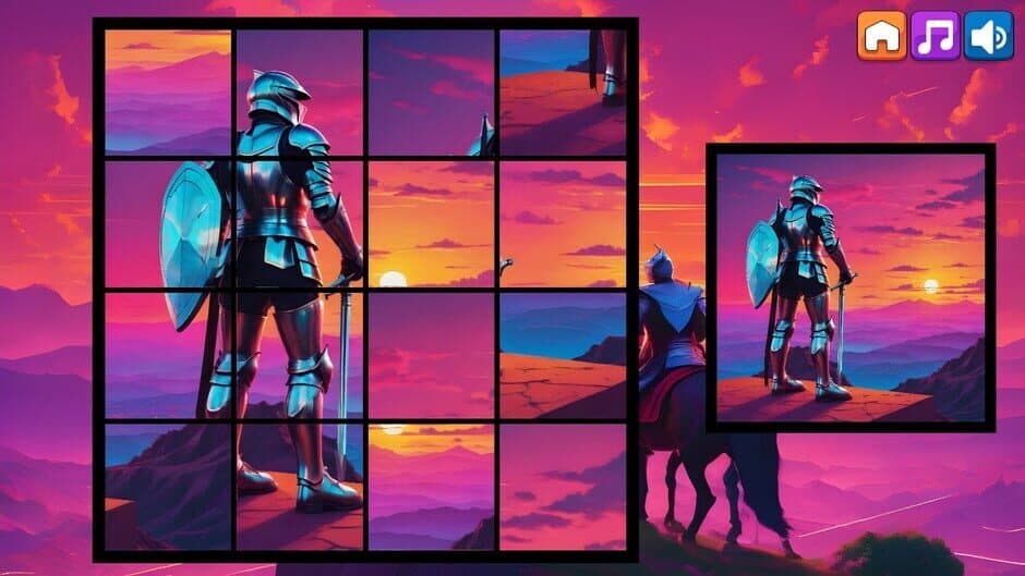 Скриншот 2 из OG Puzzlers: Synthwave Knights
