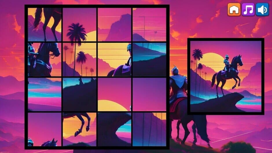 Скриншот 3 из OG Puzzlers: Synthwave Knights