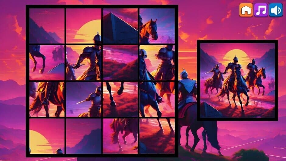 Скриншот 4 из OG Puzzlers: Synthwave Knights
