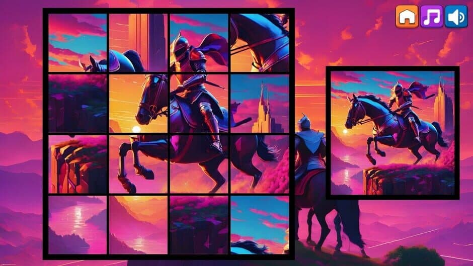 Скриншот 6 из OG Puzzlers: Synthwave Knights
