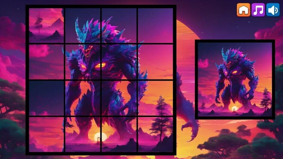 Скриншот 6 из OG Puzzlers: Synthwave Monsters