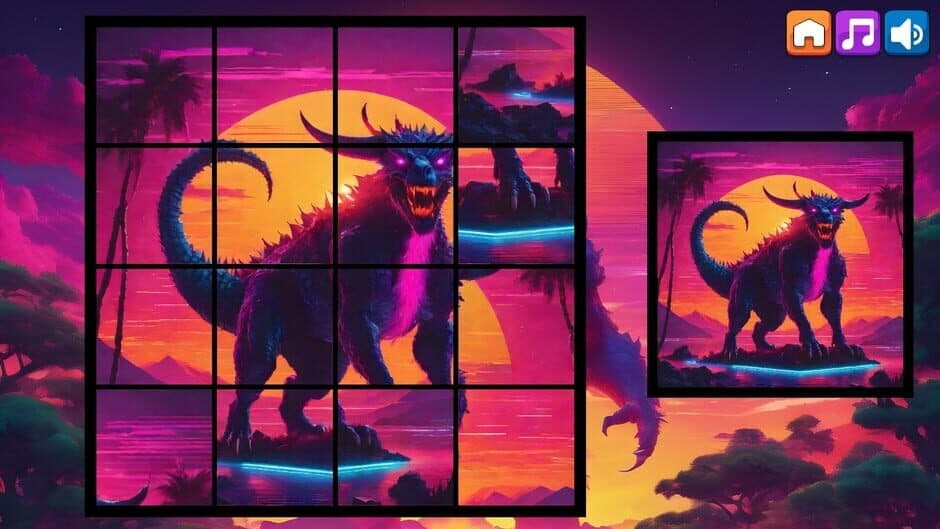 Скриншот 8 из OG Puzzlers: Synthwave Monsters