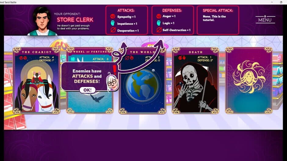 Скриншот 4 из Mildred's Tarot Battle