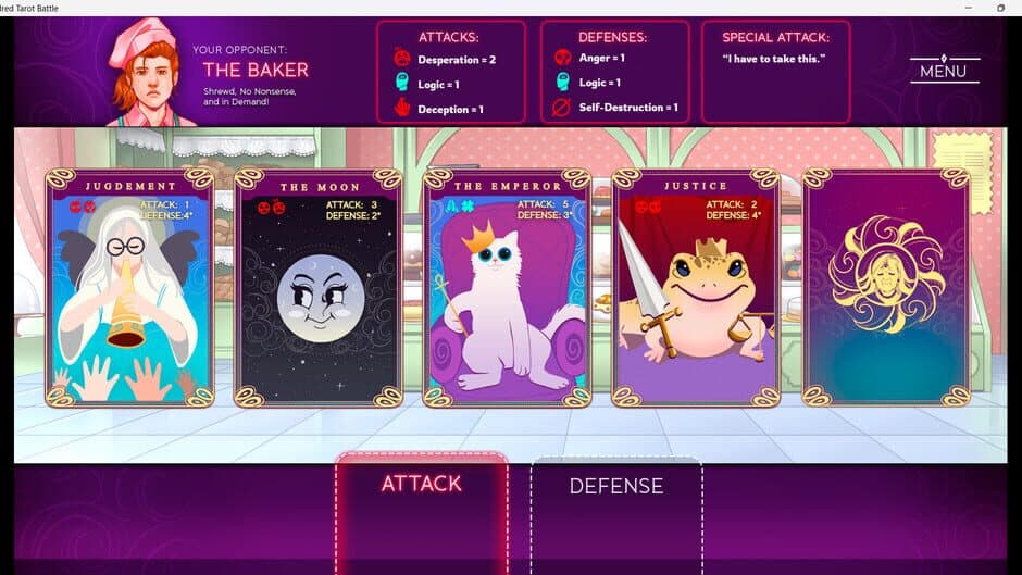 Скриншот 7 из Mildred's Tarot Battle