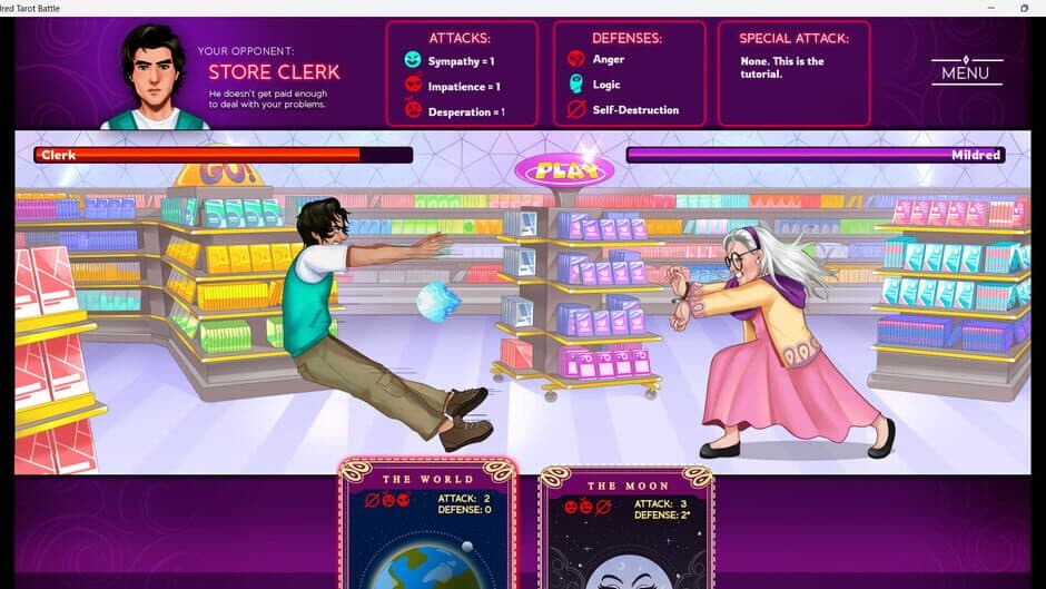 Скриншот 9 из Mildred's Tarot Battle