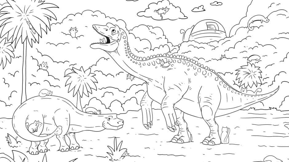 Скриншот 1 из Dino Cats