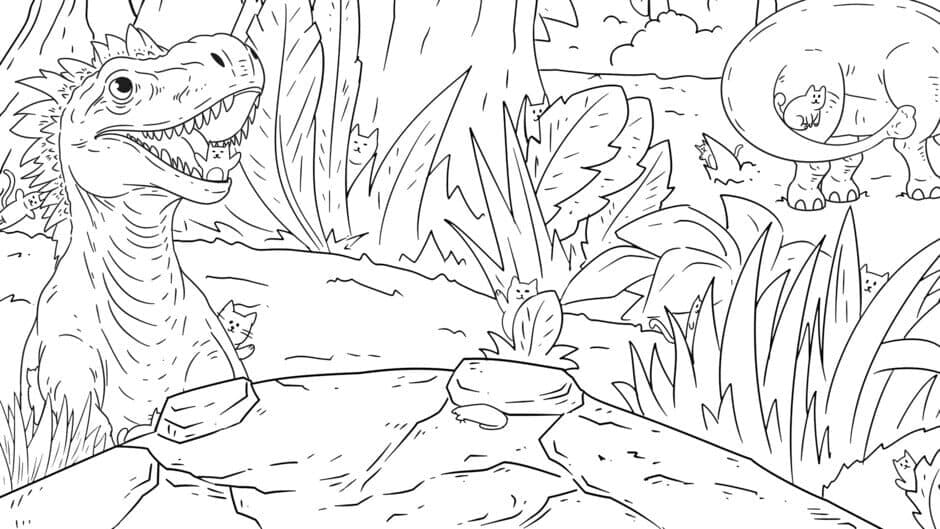 Скриншот 2 из Dino Cats