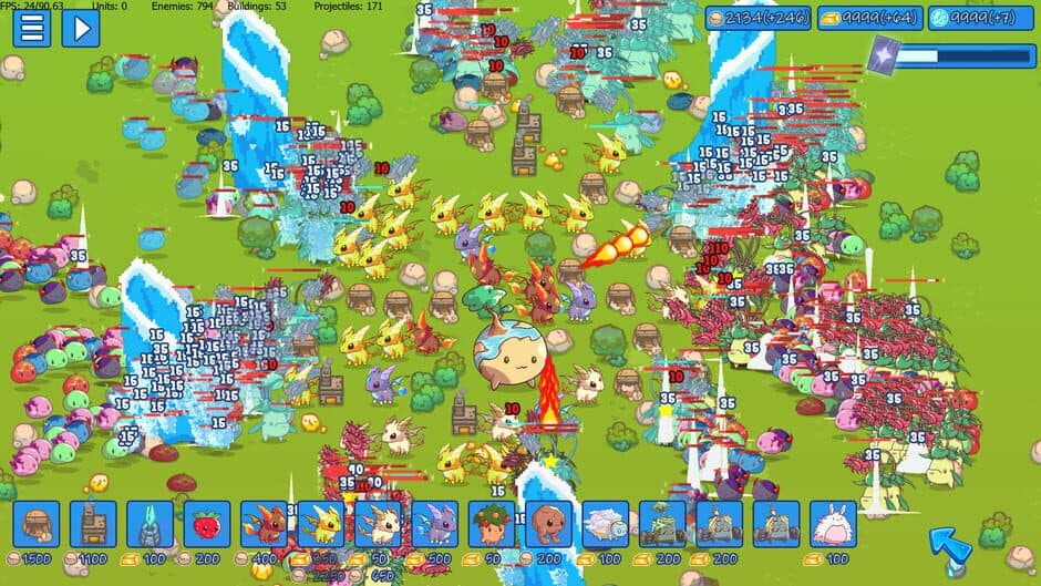 Скриншот 2 из Milky Way TD Survivors Autobattler RTS: Earth
