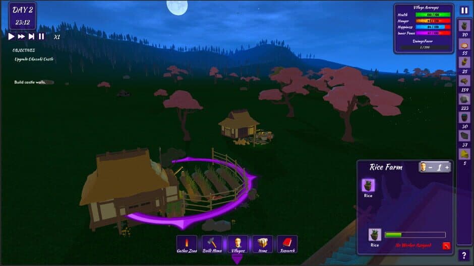 Скриншот 4 из Matsudaira's Myoshu: A Sengoku Village Simulator