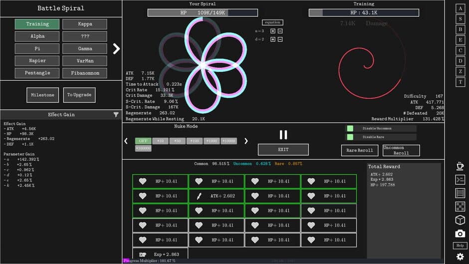Скриншот 3 из Idle Spiral: Custom Spiral Pack