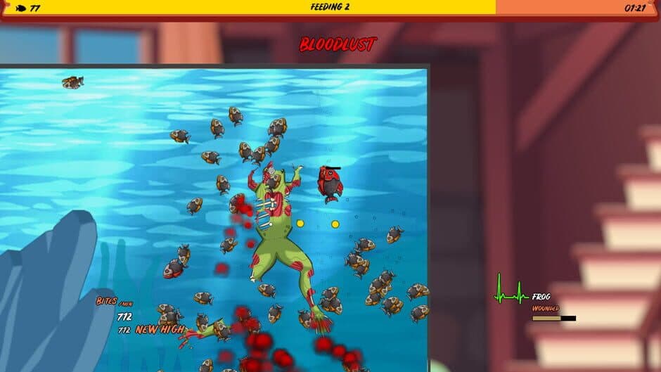 Скриншот 1 из Piranha Feeding