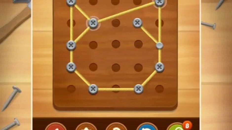 Скриншот 2 из Line Puzzle: String Art