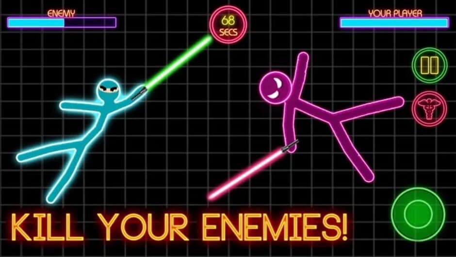 Скриншот 1 из Stickman War Lightsaber Games