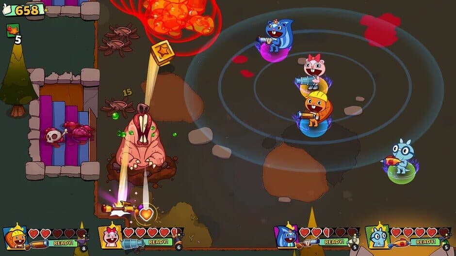 Скриншот 4 из The Crackpet Show: Happy Tree Friends Edition