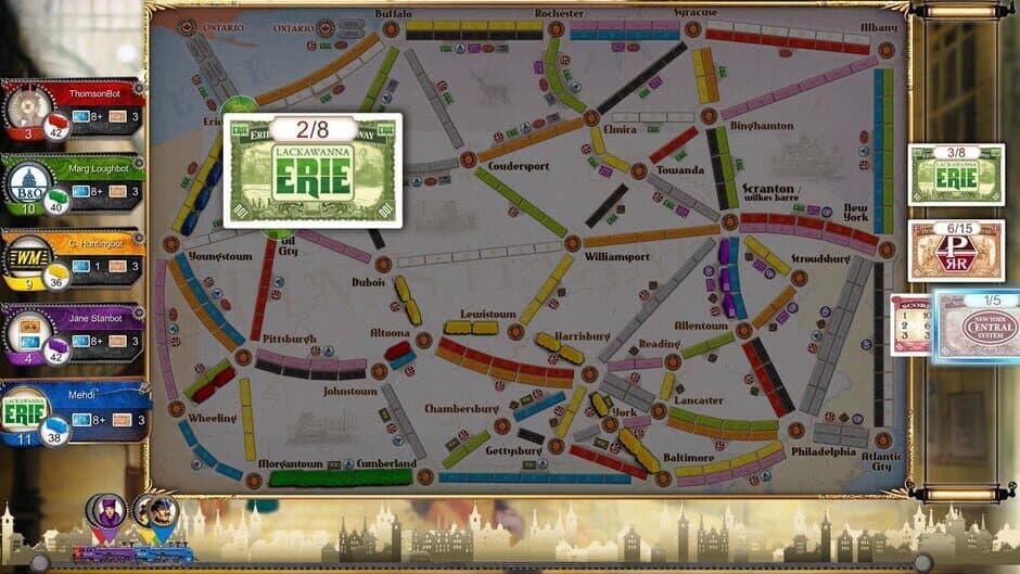 Скриншот 1 из Ticket To Ride: First Class Pack