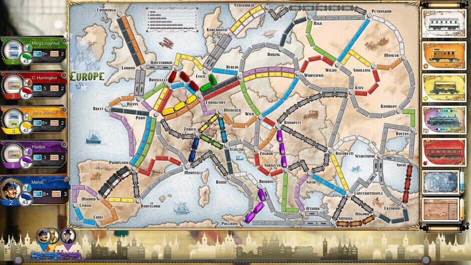 Скриншот 3 из Ticket To Ride: First Class Pack