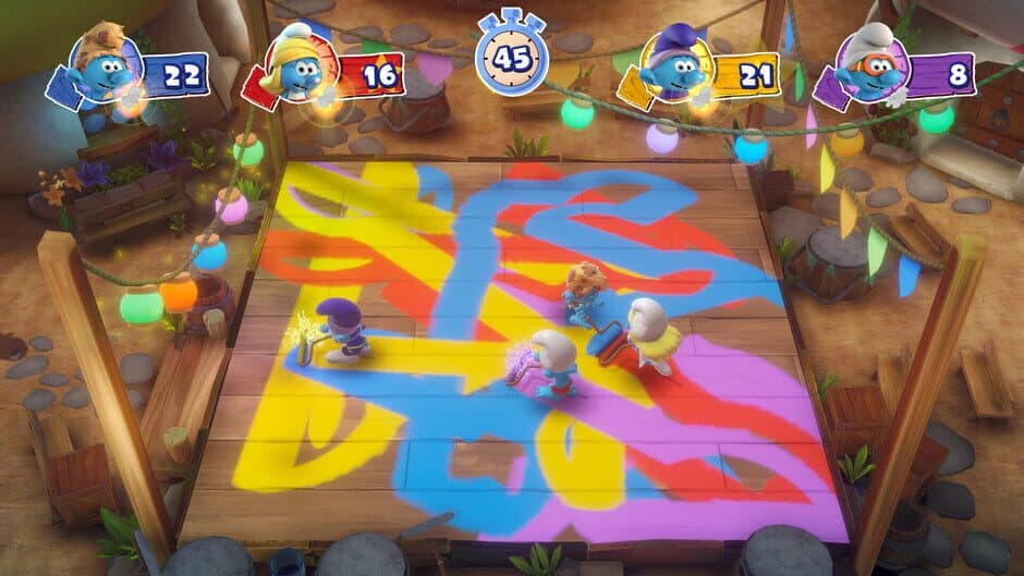 Скриншот 3 из The Smurfs: Village Party