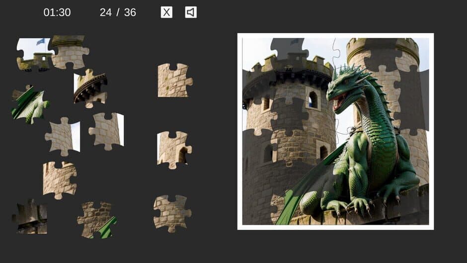 Скриншот 1 из Fantasy Creature Jigsaws