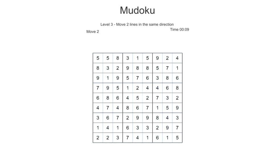 Скриншот 3 из Mudoku: Next Sudoku