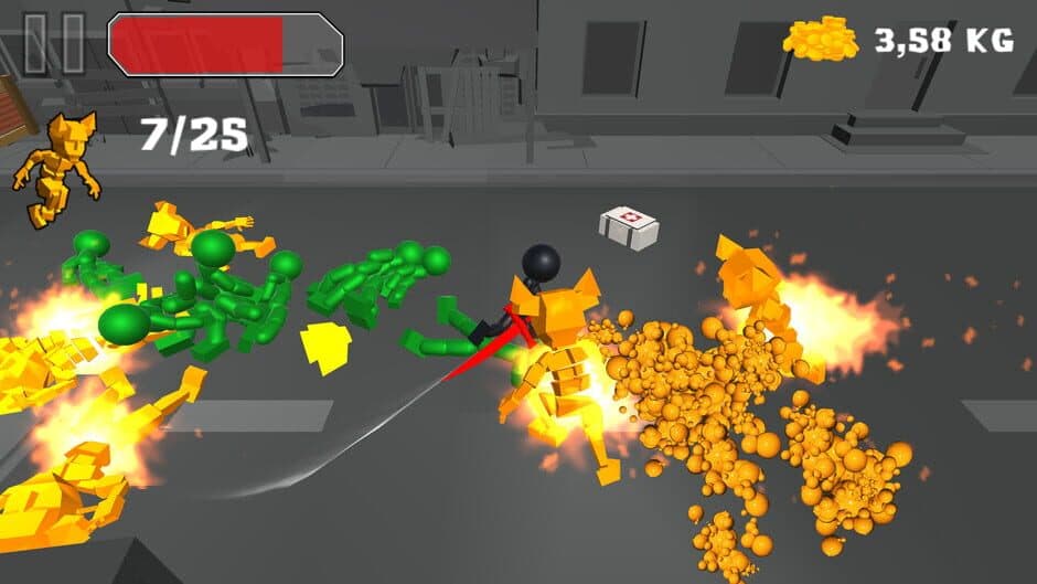 Скриншот 3 из Stickman Killing Zombie