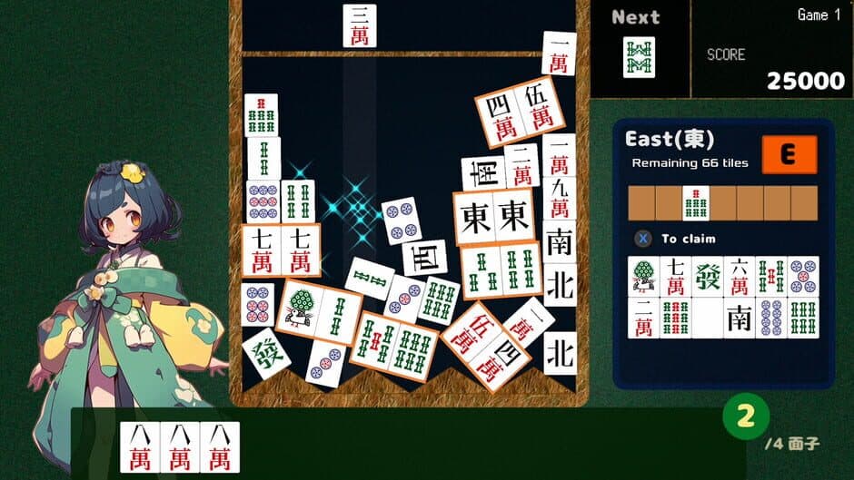 Скриншот 1 из Drop Mahjong Tiles