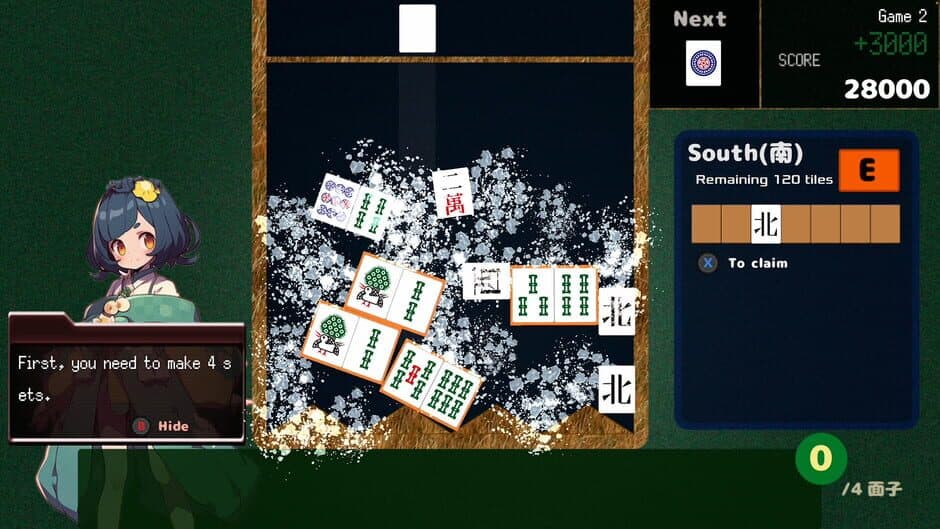 Скриншот 2 из Drop Mahjong Tiles