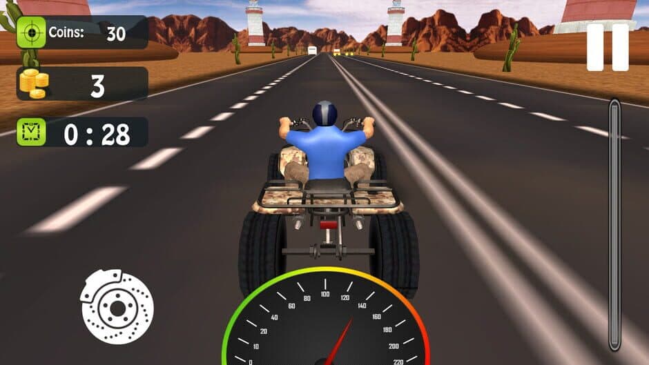 Скриншот 1 из Quad Bike Crazy Driver
