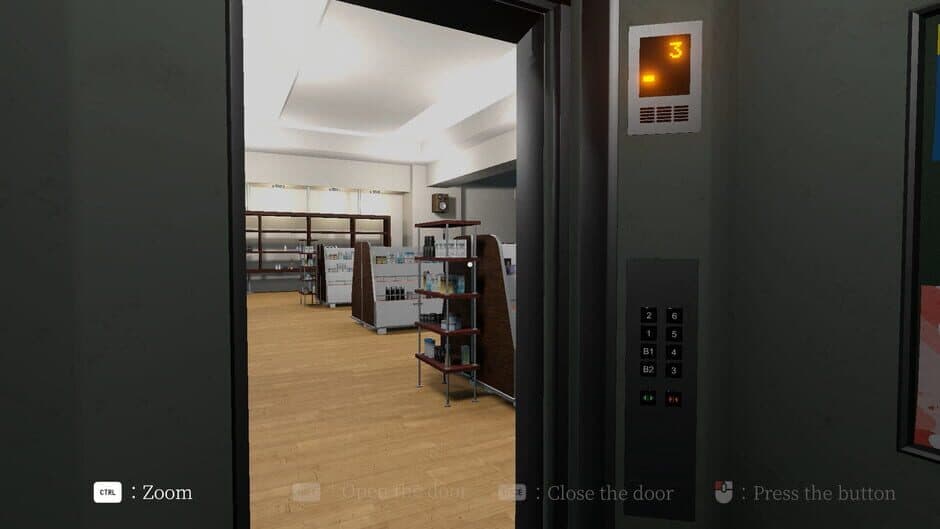 Скриншот 1 из 0th floor.: The Cursed Elevator To Floor Zero
