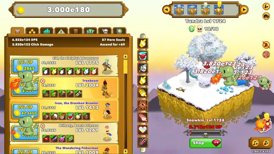 Скриншот 3 из Clicker Heroes: Whelpling Auto Clicker