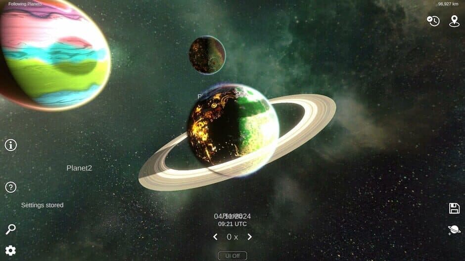 Скриншот 2 из Solar System Simulator
