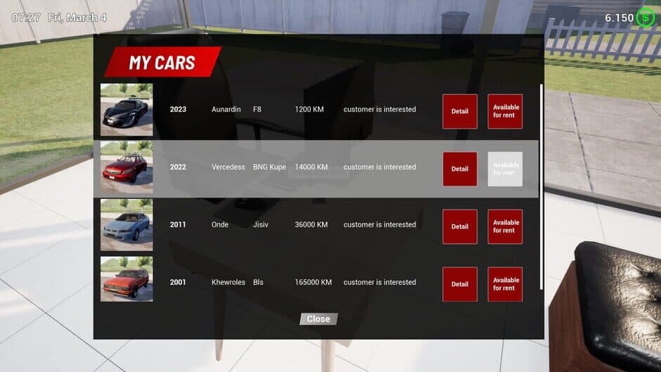 Скриншот 2 из Rent A Car Simulator 24
