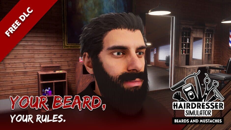 Скриншот 1 из Hairdresser Simulator: Beards and Mustaches