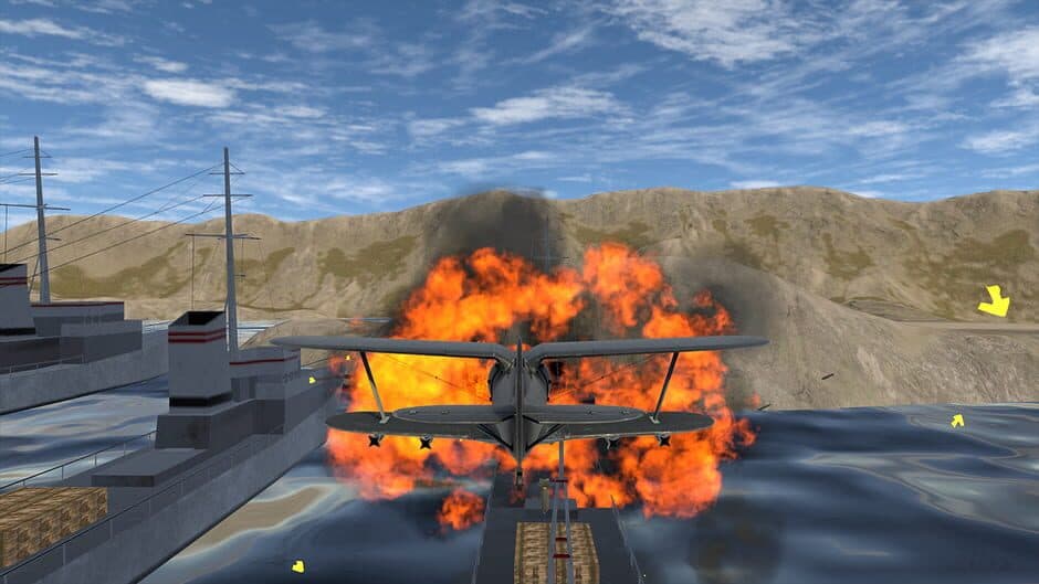 Скриншот 4 из WWII Airplane Fight: Battle War Squad