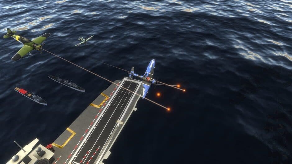 Скриншот 5 из WWII Airplane Fight: Battle War Squad