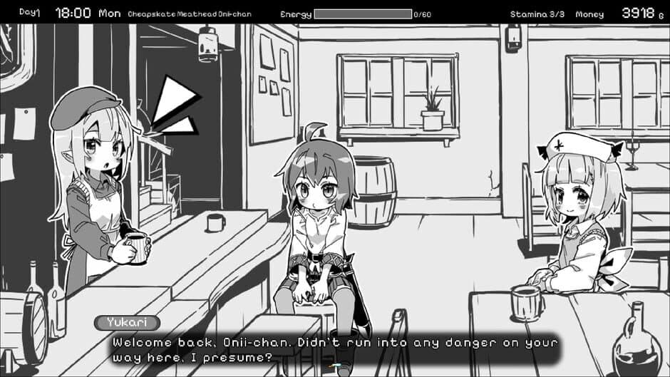 Скриншот 2 из Living With Sister: Monochrome Fantasy