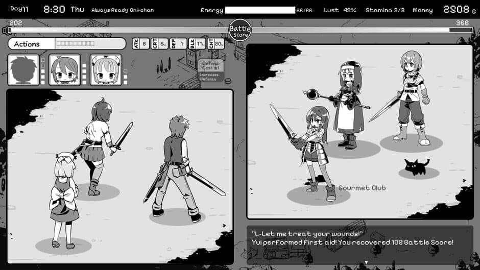 Скриншот 4 из Living With Sister: Monochrome Fantasy