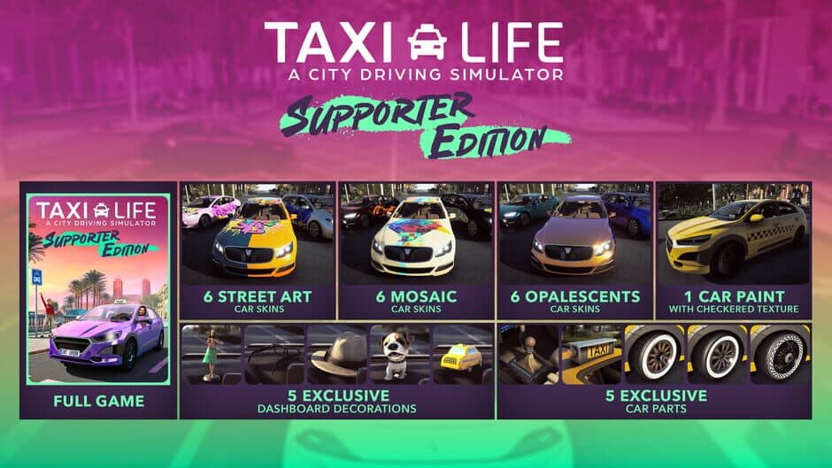 Скриншот 1 из Taxi Life: Supporter Pack