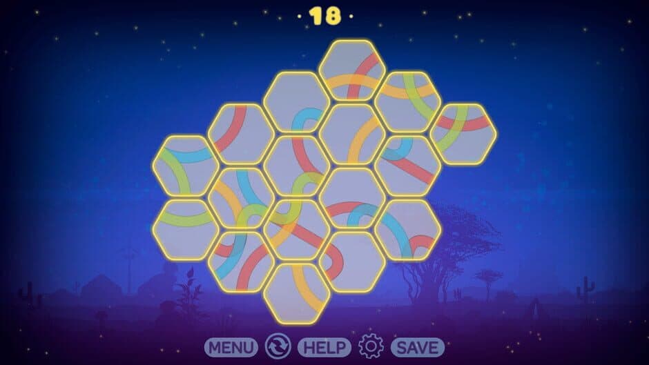 Скриншот 1 из Puzzle: Lines and Knots - Free Levels Pack