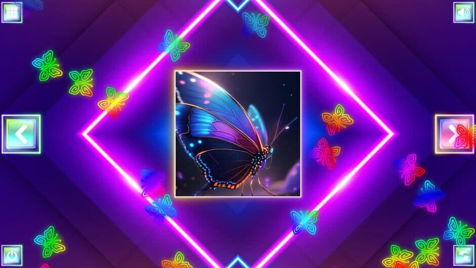 Скриншот 2 из Neon Fantasy: Butterflies