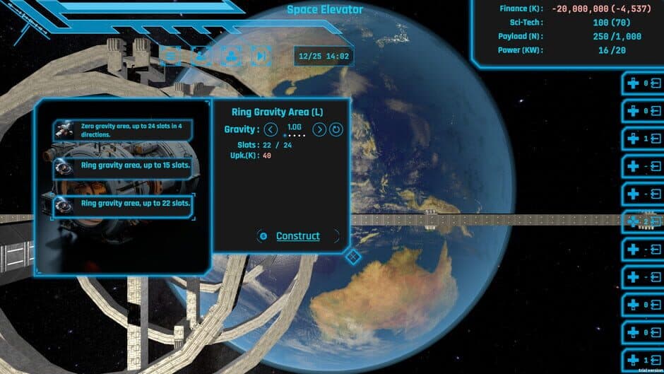 Скриншот 2 из Space Elevator Project
