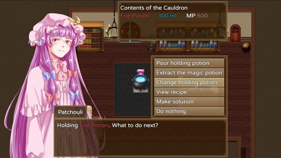 Скриншот 3 из Patchouli's Adventure In Doll's House