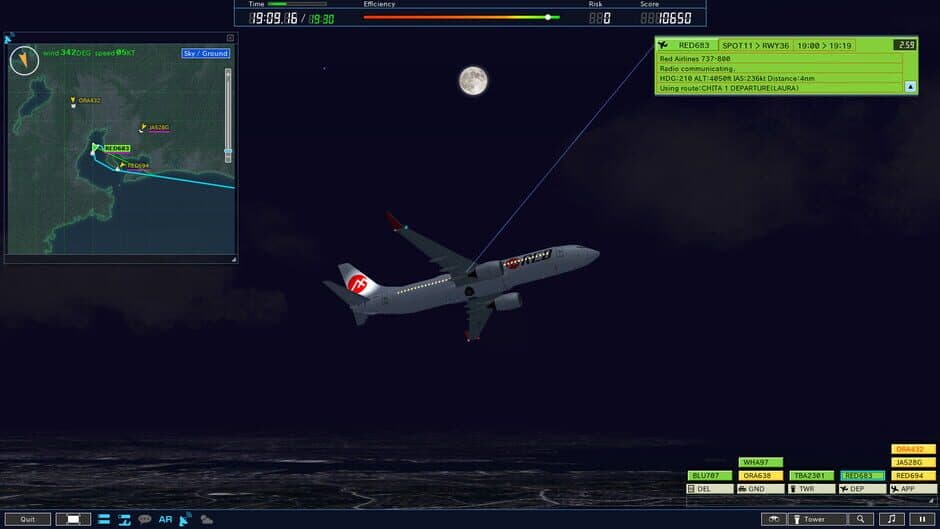 Скриншот 3 из I am an Air Traffic Controller 4: Airport Nagoya - RJGG