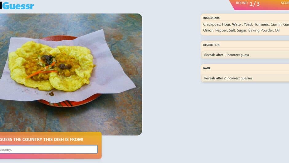 Скриншот 2 из Foodguessr