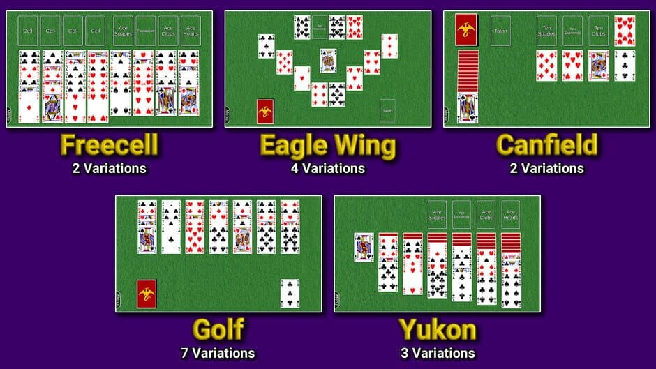 Скриншот 1 из Wyvern Studios Solitaire: Solitaire Favorites